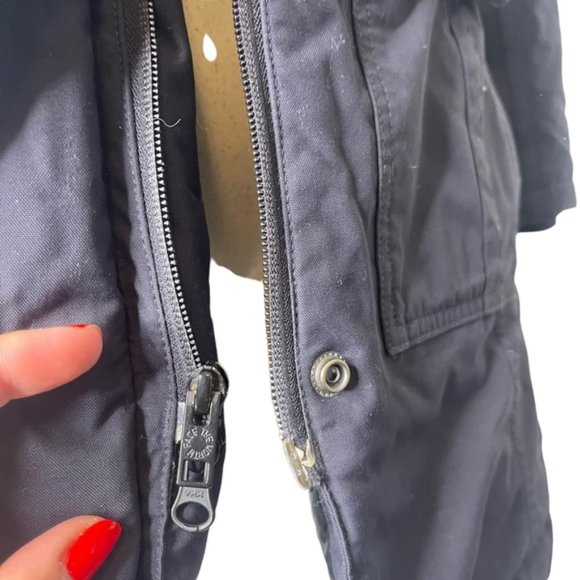 The North Face Black Hyvent Down Mid-Length Parka Hooded Women's XS *Broken Zip* - Picture 6 of 13